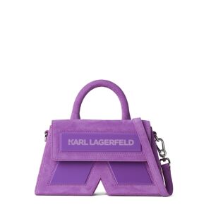 Taška přes rameno 'IKON K Suede' Karl Lagerfeld bledě fialová