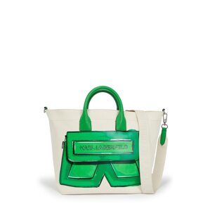 Nákupní taška 'Ikon' Karl Lagerfeld světle béžová / světle zelená