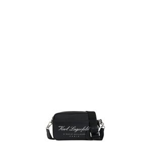 Taška přes rameno 'Hotel Karl' Karl Lagerfeld černá / bílá