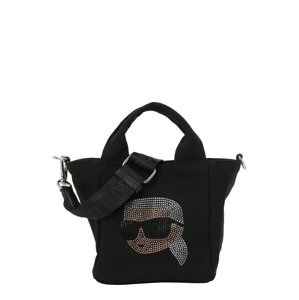 Nákupní taška 'Ikonik 2.0' Karl Lagerfeld zlatá / šedá / černá
