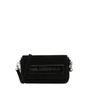 Taška přes rameno 'IKON' Karl Lagerfeld černá