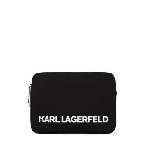 Taška na notebook Karl Lagerfeld černá / bílá
