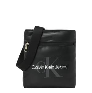 Taška přes rameno Calvin Klein Jeans šedá / černá / bílá