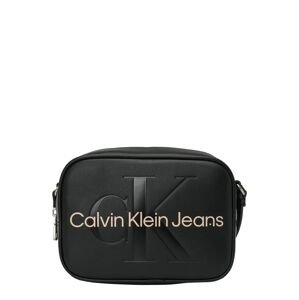 Taška přes rameno Calvin Klein Jeans béžová / černá