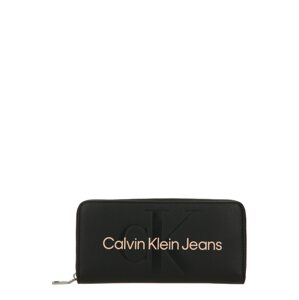 Peněženka Calvin Klein Jeans krémová / černá