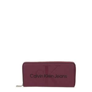 Peněženka Calvin Klein Jeans švestková / černá