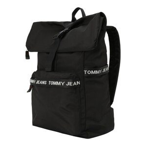 Batoh 'Essential' Tommy Jeans černá / bílá