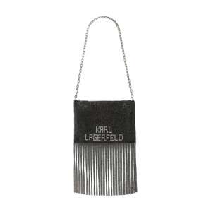 Taška přes rameno Karl Lagerfeld černá / stříbrná