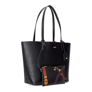 Nákupní taška Lauren Ralph Lauren zlatá / malinová / černá
