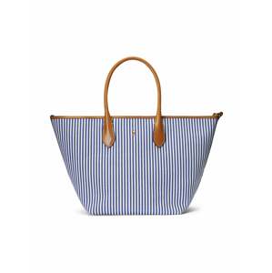 Nákupní taška Polo Ralph Lauren modrá / hnědá / bílá