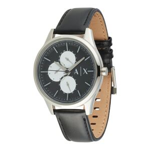 Analogové hodinky Armani Exchange černá / stříbrná