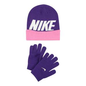 Sada Nike Sportswear tmavě fialová / světle růžová / bílá