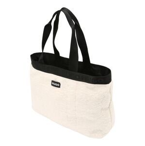 Nákupní taška 'Becky' HUGO černá / barva bílé vlny