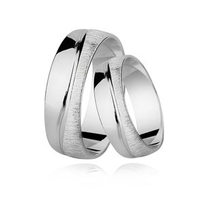 OLIVIE Snubní prsten SATIN 2200 Velikost prstenů: 5 (EU: 49-50) Ag 925; ≤2,6 g.