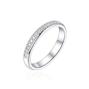 OLIVIE Snubní stříbrný prsten PRAMÍNEK 8583 Velikost prstenů: 11 (EU: 65-67), Pohlaví: Dámské Ag 925; ≤1,9 g.