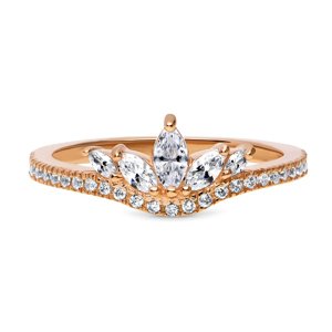 OLIVIE Stříbrný prsten ROSE 4118 Velikost prstenů: 10 (EU: 62-64) Ag 925; ≤1,7 g.