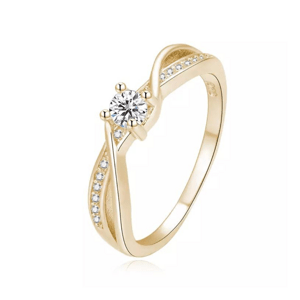 OLIVIE Stříbrný prsten STORY GOLD 7172 Velikost prstenů: 7 (EU: 54-56) Ag 925; ≤1,6 g.