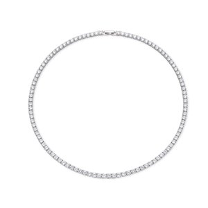 OLIVIE Stříbrný tenisový 40cm/4mm náhrdelník 7288 Ag 925; ≤21,8 g.