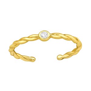 OLIVIE Stříbrný prsten na nohu GOLD 8679 Ag 925; ≤0,5 g.