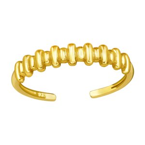 OLIVIE Stříbrný prsten na nohu GOLD 8680 Ag 925; ≤0,6 g.