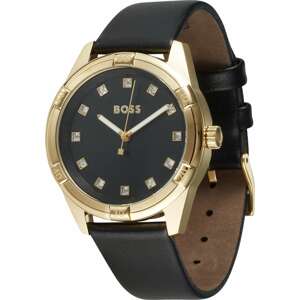 BOSS Black Analogové hodinky zlatá / černá