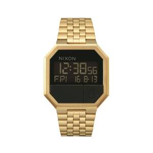 Nixon Digitální hodinky 'Re-Run' zlatá / černá